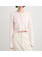 【ミースロエ/MIESROHE】のRIBショートニットカーデ 人気、トレンドファッション・服の通販 founy(ファニー) ファッション Fashion レディースファッション Fashion for Women トップス・カットソー Cut & Sew Tops ニット Knit Tops & Sweaters スマート Smart, Elegant ボトム Bottoms, Lower Wear 定番 Standard, Basic Item thumbnail LPNK[061]|ID: prp329100004868052 ipo3291000000036269662