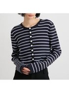 【ミースロエ/MIESROHE】のRIBショートニットカーデ 人気、トレンドファッション・服の通販 founy(ファニー) ファッション Fashion レディースファッション Fashion for Women トップス・カットソー Cut & Sew Tops ニット Knit Tops & Sweaters スマート Smart, Elegant ボトム Bottoms, Lower Wear 定番 Standard, Basic Item thumbnail BORDER[933]|ID: prp329100004868052 ipo3291000000036269663