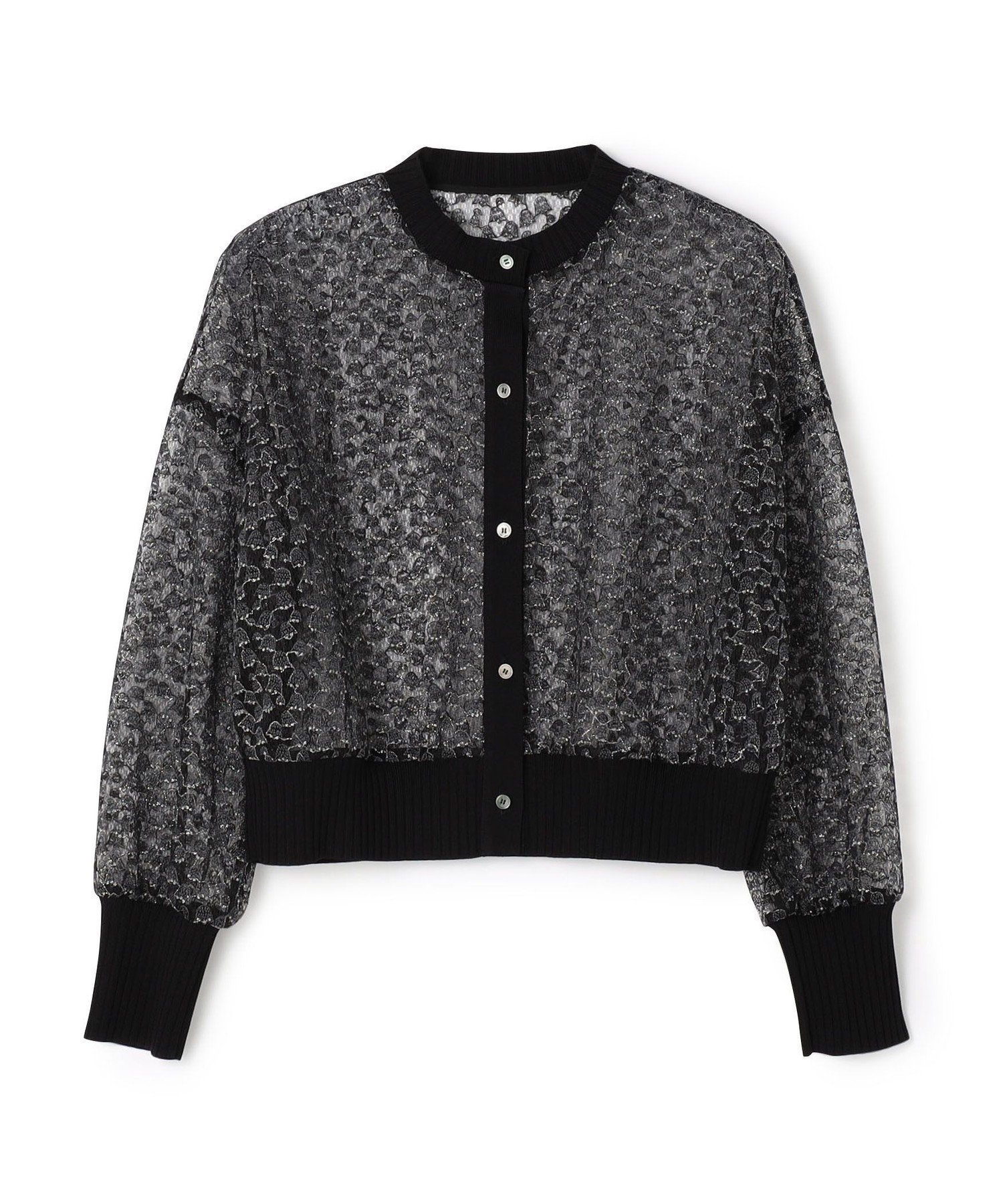 【トゥモローランド/TOMORROWLAND】のチュールエンブロイダリー レースショートカーディガン 人気、トレンドファッション・服の通販 founy(ファニー) 　ファッション　Fashion　レディースファッション　Fashion for Women　トップス・カットソー　Cut & Sew Tops　カーディガン・羽織り　Layered Style Cardigans　おすすめ　Recommended / Our Picks　インナー　Innerwear　カーディガン　Cardigan, Knitwear　ショート　Short, Short Length　チュール　Tulip, Tulip Motif　トレンド　Trend, Trending Now　フロント　Front, Front Design　エレガント 上品　Elegant　 other-1|ID: prp329100004868057 ipo3291000000036269726