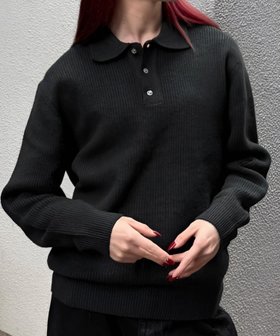 【ネバーマインドザエックスユー チカシツプラス/Never mind the XU Chikashitsu+】の【Chikashitsu +】wool touch lib knit polo / ニットポロ リブニット 長袖ニット 人気、トレンドファッション・服の通販 founy(ファニー) ファッション Fashion レディースファッション Fashion for Women トップス・カットソー Cut & Sew Tops ニット Knit Tops & Sweaters シンプル Simple, Minimal トレンド Trend, Trending Now 長袖 Long Sleeve, Full Sleeve バランス Balance, Style Balance ベーシック Basic, Essential リブニット Rib Knit, Ribbed Knit リラックス Relax, Relaxed Fit A/W・秋冬 Autumn/Winter 再入荷 Restock / Back in Stock おすすめ Recommended / Our Picks エレガント 上品 Elegant |ID:prp329100004868060