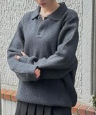 【ネバーマインドザエックスユー チカシツプラス/Never mind the XU Chikashitsu+】の【Chikashitsu +】wool touch lib knit polo / ニットポロ リブニット 長袖ニット 人気、トレンドファッション・服の通販 founy(ファニー) ファッション Fashion レディースファッション Fashion for Women トップス・カットソー Cut & Sew Tops ニット Knit Tops & Sweaters シンプル Simple, Minimal トレンド Trend, Trending Now 長袖 Long Sleeve, Full Sleeve バランス Balance, Style Balance ベーシック Basic, Essential リブニット Rib Knit, Ribbed Knit リラックス Relax, Relaxed Fit A/W・秋冬 Autumn/Winter 再入荷 Restock / Back in Stock おすすめ Recommended / Our Picks エレガント 上品 Elegant thumbnail チャコール|ID: prp329100004868060 ipo3291000000036269799