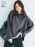 【コカ/COCA】のソフトスウェット裾スリットプルオーパー 人気、トレンドファッション・服の通販 founy(ファニー) ファッション Fashion レディースファッション Fashion for Women トップス・カットソー Cut & Sew Tops レディースパーカー・カジュアルフーディー Casual Hoodies & Sweatshirts スウェット・クルーネックトップス Sweatshirts & Crewnecks / Relaxed Fit Sweat Tops シンプル Simple, Minimal スウェット / スエット Sweatshirt, Sweatwear ストレッチ Stretch, Stretchy Fabric スリット Slit, Slit Detail デニム Denim, Jeans Material バランス Balance, Style Balance ベーシック Basic, Essential ポケット Pocket, Pocket Detail 無地 Plain, Solid Color ワイド Wide, Wide Fit 2026年 2026 thumbnail Charcoal|ID: prp329100004868063 ipo3291000000036269887