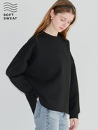 【コカ/COCA】のソフトスウェット裾スリットプルオーパー 人気、トレンドファッション・服の通販 founy(ファニー) ファッション Fashion レディースファッション Fashion for Women トップス・カットソー Cut & Sew Tops レディースパーカー・カジュアルフーディー Casual Hoodies & Sweatshirts スウェット・クルーネックトップス Sweatshirts & Crewnecks / Relaxed Fit Sweat Tops シンプル Simple, Minimal スウェット / スエット Sweatshirt, Sweatwear ストレッチ Stretch, Stretchy Fabric スリット Slit, Slit Detail デニム Denim, Jeans Material バランス Balance, Style Balance ベーシック Basic, Essential ポケット Pocket, Pocket Detail 無地 Plain, Solid Color ワイド Wide, Wide Fit 2026年 2026 thumbnail Black|ID: prp329100004868063 ipo3291000000036269888