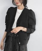 【その他のブランド/Other】のショルダーギャザーVネックカーディガン【洗える】 人気、トレンドファッション・服の通販 founy(ファニー) ファッション Fashion レディースファッション Fashion for Women トップス・カットソー Cut & Sew Tops カーディガン・羽織り Layered Style Cardigans Vネックトップス V-Neck Tops / V-Cut Neckline Shirts カーディガン Cardigan, Knitwear ギャザー Gathered, Ruffled ショルダー Shoulder, Shoulder Strap エレガント 上品 Elegant 洗える Machine Washable thumbnail BK|ID: prp329100004868064 ipo3291000000036269899