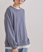 【アールピーエス/rps】の裏毛レース付きプルオーバー 人気、トレンドファッション・服の通販 founy(ファニー) ファッション Fashion レディースファッション Fashion for Women トップス・カットソー Cut & Sew Tops カジュアルプルオーバー・ニットトップス Pullovers & Knit Tops / Casual Pullovers ガーリー Girly, Feminine Style ショルダー Shoulder, Shoulder Strap ドロップ Drop Shoulder, Dropped Style レース Lace, Lace Fabric 再入荷 Restock / Back in Stock thumbnail グレイッシュブルー|ID: prp329100004868073 ipo3291000000036270049