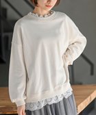 【アールピーエス/rps】の裏毛レース付きプルオーバー 人気、トレンドファッション・服の通販 founy(ファニー) ファッション Fashion レディースファッション Fashion for Women トップス・カットソー Cut & Sew Tops カジュアルプルオーバー・ニットトップス Pullovers & Knit Tops / Casual Pullovers ガーリー Girly, Feminine Style ショルダー Shoulder, Shoulder Strap ドロップ Drop Shoulder, Dropped Style レース Lace, Lace Fabric 再入荷 Restock / Back in Stock thumbnail アイボリー|ID: prp329100004868073 ipo3291000000036270050