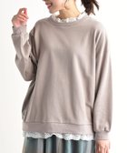 【アールピーエス/rps】の裏毛レース付きプルオーバー 人気、トレンドファッション・服の通販 founy(ファニー) ファッション Fashion レディースファッション Fashion for Women トップス・カットソー Cut & Sew Tops カジュアルプルオーバー・ニットトップス Pullovers & Knit Tops / Casual Pullovers ガーリー Girly, Feminine Style ショルダー Shoulder, Shoulder Strap ドロップ Drop Shoulder, Dropped Style レース Lace, Lace Fabric 再入荷 Restock / Back in Stock thumbnail ピンク|ID: prp329100004868073 ipo3291000000036270062