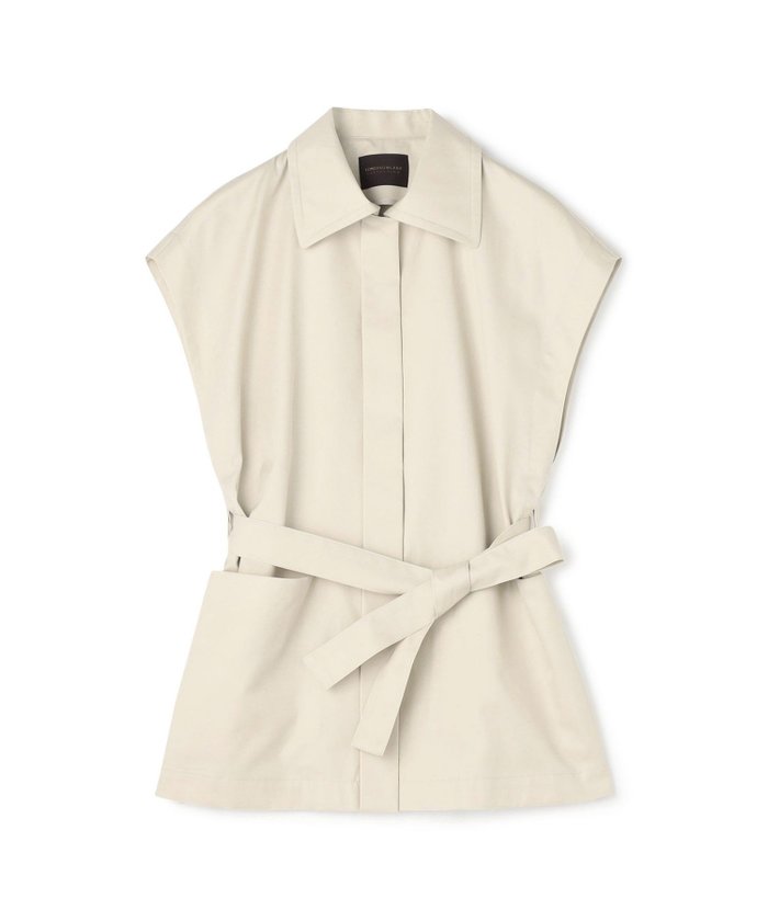 【トゥモローランド/TOMORROWLAND】のコットンギャバジン ワイドカラージレ インテリア・キッズ・メンズ・レディースファッション・服の通販 founy(ファニー) https://founy.com/ ファッション Fashion レディースファッション Fashion for Women アウター Coat / Outerwear Collection トップス・カットソー Cut & Sew Tops ベスト&ジレ / 重ね着スタイル Vests & Gilets おすすめ Recommended / Our Picks カットソー Cut and Sewn Top エレガント 上品 Elegant |ID: prp329100004868077 ipo3291000000036270126