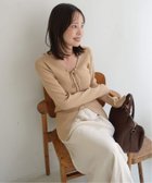 【ノーブル / スピック&スパン/NOBLE / Spick & Span】の《WEB限定追加》レースアップリブニット 人気、トレンドファッション・服の通販 founy(ファニー) ファッション Fashion レディースファッション Fashion for Women トップス・カットソー Cut & Sew Tops ニット Knit Tops & Sweaters おすすめ Recommended / Our Picks アクセサリー Fashion Accessories インナー Innerwear クール Cool, Chic シンプル Simple, Minimal ジャケット Jacket, Outerwear スタイリッシュ Stylish, Fashionable ネックレス Necklace, Pendant Necklace フェミニン Feminine, Girly フロント Front, Front Design リボン Ribbon, Bow レース Lace, Lace Fabric 再入荷 Restock / Back in Stock thumbnail ベージュ|ID: prp329100004868080 ipo3291000000036270141