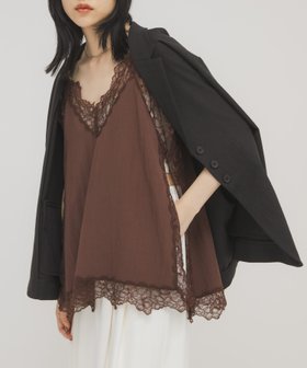 【ケービーエフ/KBF / URBAN RESEARCH】のヴィンテージライクレースキャミソール 人気、トレンドファッション・服の通販 founy(ファニー) ファッション Fashion レディースファッション Fashion for Women トップス・カットソー Cut & Sew Tops キャミソール&ノースリーブ Camisoles & Sleeveless Tops 2026年 2026 おすすめ Recommended / Our Picks キャミソール Camisole, Spaghetti Strap Top サテン Satin, Glossy Fabric スウェット / スエット Sweatshirt, Sweatwear スリット Slit, Slit Detail チュニック Tunic, Long Top トレンド Trend, Trending Now レース Lace, Lace Fabric 夏 Summer S/S・春夏 SS, Spring/Summer, Warm Season |ID:prp329100004868085