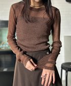 【アウトフィッター ラボ/Outfitter lab】の【全8色】 ラメシアートップス クルーネック 長袖 人気、トレンドファッション・服の通販 founy(ファニー) ファッション Fashion レディースファッション Fashion for Women トップス・カットソー Cut & Sew Tops インナー Innerwear オケージョン Occasion Wear カーディガン Cardigan, Knitwear シアー Sheer, See-Through シルバー Silver, Metallic Silver シンプル Simple, Minimal ジャケット Jacket, Outerwear スウェット / スエット Sweatshirt, Sweatwear スラックス Slacks, Dress Pants デニム Denim, Jeans Material トレンド Trend, Trending Now 長袖 Long Sleeve, Full Sleeve フェミニン Feminine, Girly A/W・秋冬 Autumn/Winter S/S・春夏 SS, Spring/Summer, Warm Season おすすめ Recommended / Our Picks 夏 Summer 旅行 Travel セレモニー Ceremony 入学式 Entrance Ceremony 卒業式 Graduation Ceremony 結婚式 Wedding 二次会 After Party ビジネス 仕事 通勤 Business / Work / Commuting thumbnail ブラウン|ID: prp329100004868095 ipo3291000000036270375