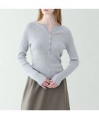 【ビショップ/Bshop】のヘンリーネック リブニット WOMEN 人気、トレンドファッション・服の通販 founy(ファニー) ファッション Fashion レディースファッション Fashion for Women トップス・カットソー Cut & Sew Tops ニット Knit Tops & Sweaters シンプル Simple, Minimal トレンド Trend, Trending Now ベーシック Basic, Essential リブニット Rib Knit, Ribbed Knit 長袖 Long Sleeve, Full Sleeve thumbnail GREY|ID: prp329100004868099 ipo3291000000036270430
