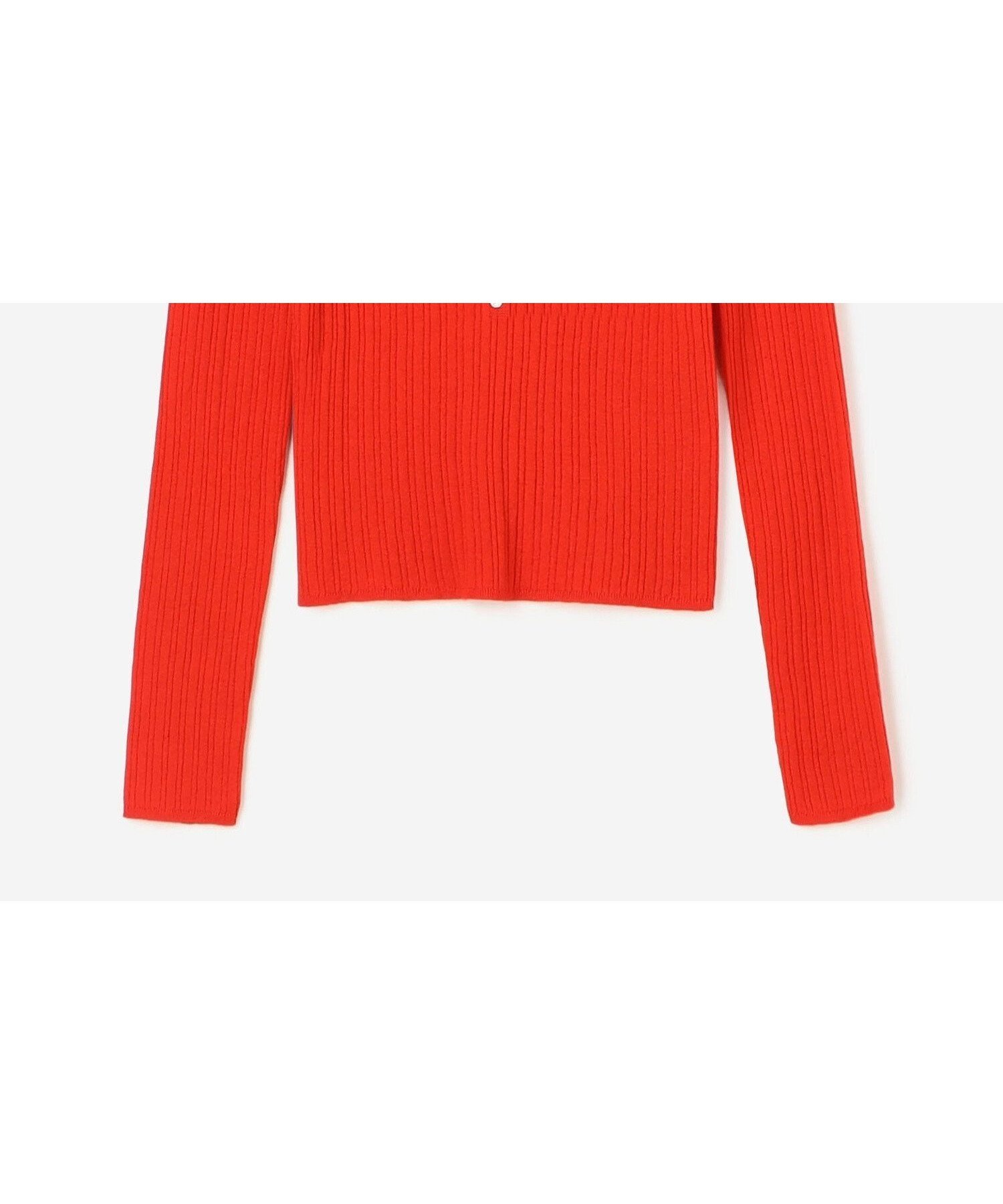 【ビショップ/Bshop】のヘンリーネック リブニット WOMEN インテリア・キッズ・メンズ・レディースファッション・服の通販 founy(ファニー) 　ファッション　Fashion　レディースファッション　Fashion for Women　トップス・カットソー　Cut & Sew Tops　ニット　Knit Tops & Sweaters　シンプル　Simple, Minimal　トレンド　Trend, Trending Now　ベーシック　Basic, Essential　リブニット　Rib Knit, Ribbed Knit　長袖　Long Sleeve, Full Sleeve　RED|ID: prp329100004868099 ipo3291000000036270431
