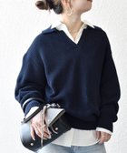 【シップス フォー ウィメン/SHIPS】のSHIPS any 手洗い可能 コットン ミックス スキッパー ポロ ニット プルオーバー 人気、トレンドファッション・服の通販 founy(ファニー) ファッション Fashion レディースファッション Fashion for Women トップス・カットソー Cut & Sew Tops ニット Knit Tops & Sweaters カジュアルプルオーバー・ニットトップス Pullovers & Knit Tops / Casual Pullovers 春 Spring 洗える Machine Washable 畦 Ribbed Knit キャミ Camisole, Cami Top ショルダー Shoulder, Shoulder Strap スキッパー Skipper, Open Collar タンク Tank Top, Sleeveless Top ドロップ Drop Shoulder, Dropped Style ミックス Mix, Mixed Style ラベンダー Lavender リラックス Relax, Relaxed Fit ルーズ Loose, Oversized おすすめ Recommended / Our Picks 2026年 2026 thumbnail ネイビー|ID: prp329100004868101 ipo3291000000036270448