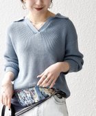 【シップス フォー ウィメン/SHIPS】のSHIPS any 手洗い可能 コットン ミックス スキッパー ポロ ニット プルオーバー 人気、トレンドファッション・服の通販 founy(ファニー) ファッション Fashion レディースファッション Fashion for Women トップス・カットソー Cut & Sew Tops ニット Knit Tops & Sweaters カジュアルプルオーバー・ニットトップス Pullovers & Knit Tops / Casual Pullovers 春 Spring 洗える Machine Washable 畦 Ribbed Knit キャミ Camisole, Cami Top ショルダー Shoulder, Shoulder Strap スキッパー Skipper, Open Collar タンク Tank Top, Sleeveless Top ドロップ Drop Shoulder, Dropped Style ミックス Mix, Mixed Style ラベンダー Lavender リラックス Relax, Relaxed Fit ルーズ Loose, Oversized おすすめ Recommended / Our Picks 2026年 2026 thumbnail ライトブルー|ID: prp329100004868101 ipo3291000000036270451