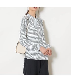 【ニューヨーカー/NEWYORKER】のポリエステル強撚スムース ボウタイブラウス 人気、トレンドファッション・服の通販 founy(ファニー) ファッション Fashion レディースファッション Fashion for Women トップス・カットソー Cut & Sew Tops シャツ・ブラウス・オフィスカジュアル Elegant Blouses & Button-Ups インナー Innerwear 春 Spring 洗える Machine Washable スーツ Suit, Formalwear プリント Print, Printed Pattern S/S・春夏 SS, Spring/Summer, Warm Season 夏 Summer ビジネス 仕事 通勤 Business / Work / Commuting |ID:prp329100004868104