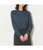 【ニューヨーカー/NEWYORKER】のポリエステル強撚スムース ボウタイブラウス 人気、トレンドファッション・服の通販 founy(ファニー) ファッション Fashion レディースファッション Fashion for Women トップス・カットソー Cut & Sew Tops シャツ・ブラウス・オフィスカジュアル Elegant Blouses & Button-Ups インナー Innerwear 春 Spring 洗える Machine Washable スーツ Suit, Formalwear プリント Print, Printed Pattern S/S・春夏 SS, Spring/Summer, Warm Season 夏 Summer ビジネス 仕事 通勤 Business / Work / Commuting thumbnail ネイビー|ID: prp329100004868104 ipo3291000000036270492