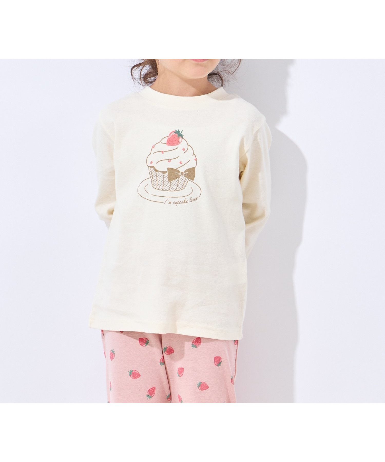 【その他のブランド/Other】のガールズルームウェア インテリア・キッズ・メンズ・レディースファッション・服の通販 founy(ファニー) 　ファッション　Fashion　キッズファッション　Fashion for Kids　吸水　Absorbent, Quick-Dry　トレンド　Trend, Trending Now　パジャマ　Pajamas, Sleepwear　プリント　Print, Printed Pattern　ラベンダー　Lavender　リボン　Ribbon, Bow　再入荷　Restock / Back in Stock　お家時間・ステイホーム　Stay Home / At Home　アイボリーケーキ|ID: prp329100004868375 ipo3291000000036274153