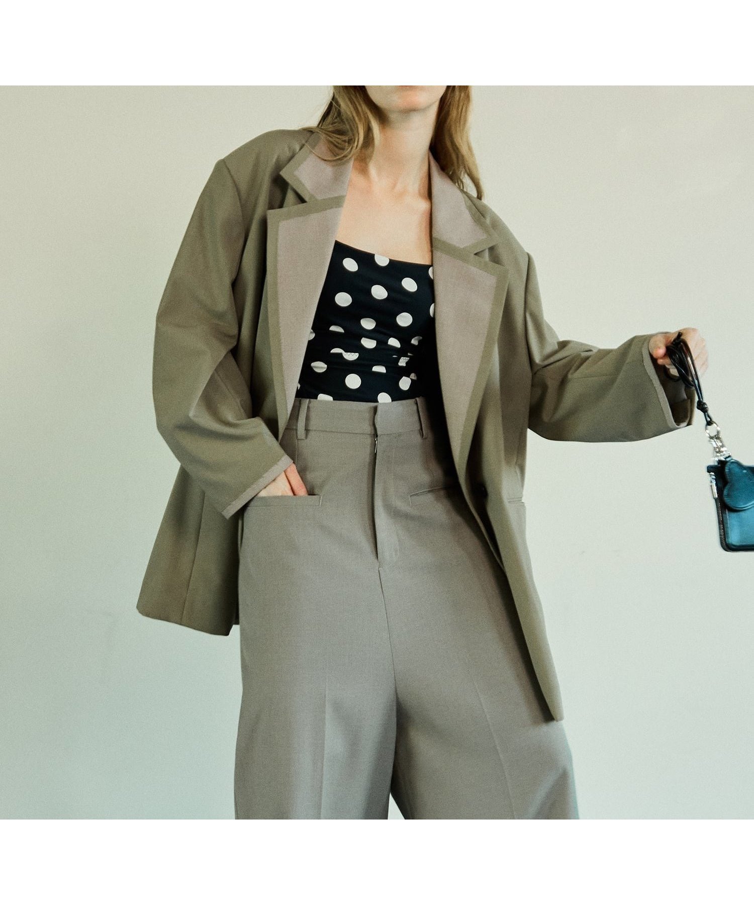 【メゾンスペシャル/MAISON SPECIAL】のOver Jacket インテリア・キッズ・メンズ・レディースファッション・服の通販 founy(ファニー) 　ファッション　Fashion　レディースファッション　Fashion for Women　アウター　Coat / Outerwear Collection　レディースジャケット・軽アウター　Jackets　スラックス　Slacks, Dress Pants　デニム　Denim, Jeans Material　エレガント 上品　Elegant　春　Spring　KHK|ID: prp329100004868384 ipo3291000000036274355