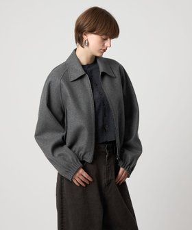 【ユナイテッドアローズ/UNITED ARROWS】のASTRAET リバー ステンカラー ジップブルゾン 人気、トレンドファッション・服の通販 founy(ファニー) ファッション Fashion レディースファッション Fashion for Women アウター Coat / Outerwear Collection ブルゾンジャケット・スポーティアウター Blouson Jackets ギャザー Gathered, Ruffled コンパクト Compact, Small Size スリム Slim, Slim Fit ブルゾン Blouson, Bomber Jacket メルトン Melton, Heavy Wool エレガント 上品 Elegant |ID:prp329100004868387