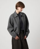 【ユナイテッドアローズ/UNITED ARROWS】のASTRAET リバー ステンカラー ジップブルゾン 人気、トレンドファッション・服の通販 founy(ファニー) ファッション Fashion レディースファッション Fashion for Women アウター Coat / Outerwear Collection ブルゾンジャケット・スポーティアウター Blouson Jackets ギャザー Gathered, Ruffled コンパクト Compact, Small Size スリム Slim, Slim Fit ブルゾン Blouson, Bomber Jacket メルトン Melton, Heavy Wool エレガント 上品 Elegant thumbnail DK.GRAY|ID: prp329100004868387 ipo3291000000036274361