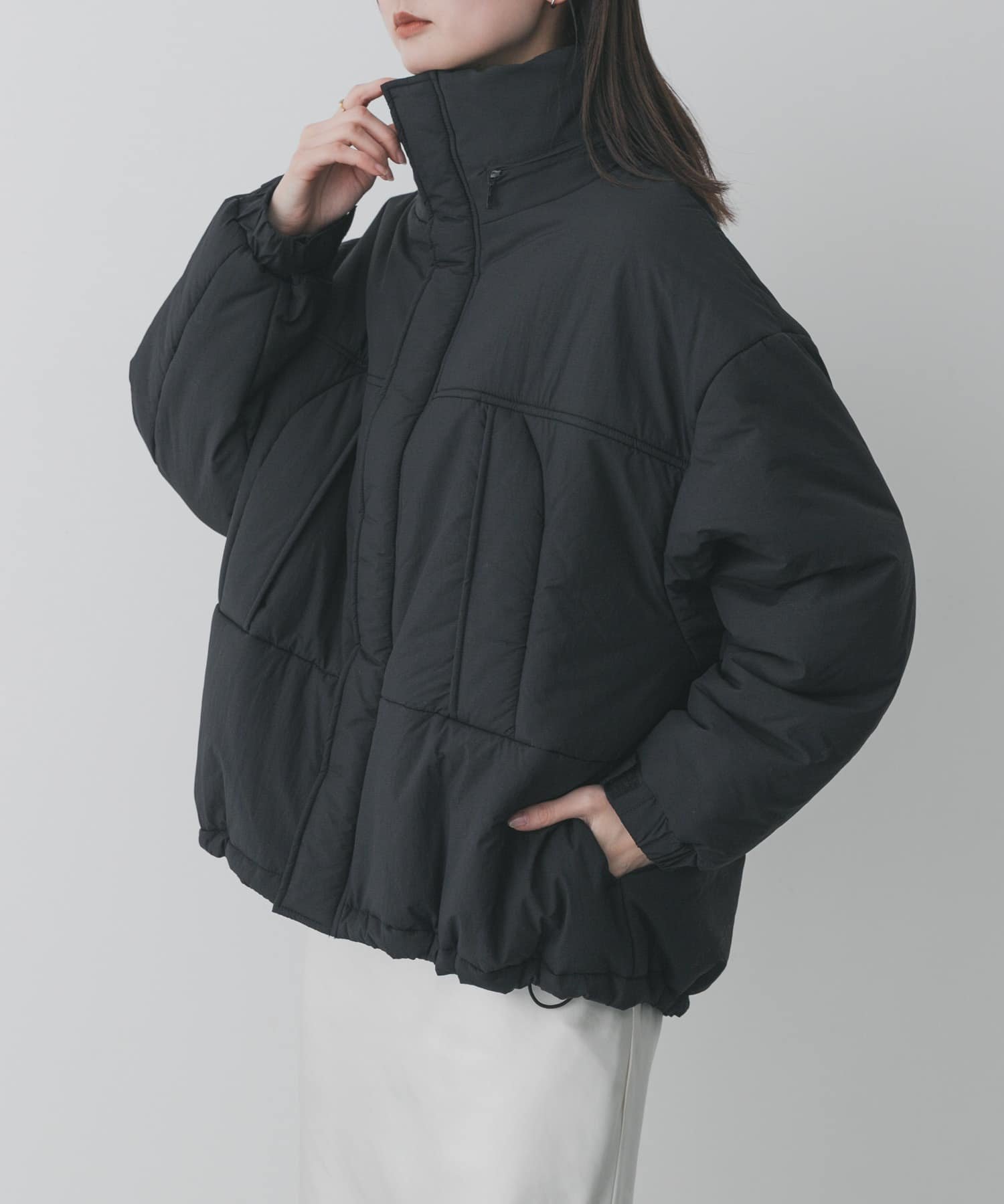 【センスオブプレイス/SENSE OF PLACE by URBAN RESEARCH】の『2WAY仕様/撥水』『UR TECH』モンスターブルゾン インテリア・キッズ・メンズ・レディースファッション・服の通販 founy(ファニー) 　ファッション　Fashion　レディースファッション　Fashion for Women　アウター　Coat / Outerwear Collection　ブルゾンジャケット・スポーティアウター　Blouson Jackets　2025年　2025　2025-2026秋冬・A/W　Autumn/Winter 2025–26 AW25–26　冬　Winter / This Winter　スタンド　Stand Collar, Upright Stand　ブルゾン　Blouson, Bomber Jacket　A/W・秋冬　Autumn/Winter　BLACK|ID: prp329100004868390 ipo3291000000036274388