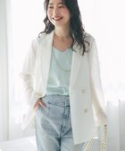 【ラブティックボンボン/La boutique BonBon】の【新色オフホワイト・ライトグレー登場!】メッシュメタルボタンライトジャケット 人気、トレンドファッション・服の通販 founy(ファニー) ファッション Fashion レディースファッション Fashion for Women アウター Coat / Outerwear Collection レディースジャケット・軽アウター Jackets おすすめ Recommended / Our Picks サテン Satin, Glossy Fabric ジャケット Jacket, Outerwear タンク Tank Top, Sleeveless Top デニム Denim, Jeans Material トレンド Trend, Trending Now メッシュ Mesh, Net Fabric エレガント 上品 Elegant 人気 Popular, Best Seller 羽織 Haori, Light Jacket thumbnail オフホワイト|ID: prp329100004868392 ipo3291000000036274435