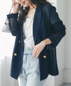 【ラブティックボンボン/La boutique BonBon】の【新色オフホワイト・ライトグレー登場!】メッシュメタルボタンライトジャケット 人気、トレンドファッション・服の通販 founy(ファニー) ファッション Fashion レディースファッション Fashion for Women アウター Coat / Outerwear Collection レディースジャケット・軽アウター Jackets おすすめ Recommended / Our Picks サテン Satin, Glossy Fabric ジャケット Jacket, Outerwear タンク Tank Top, Sleeveless Top デニム Denim, Jeans Material トレンド Trend, Trending Now メッシュ Mesh, Net Fabric エレガント 上品 Elegant 人気 Popular, Best Seller 羽織 Haori, Light Jacket thumbnail ネイビー|ID: prp329100004868392 ipo3291000000036274438