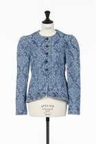 【フェティコ/FETICO】のDAMASK-JACQUARD DENIM PEPLUM JACKET 人気、トレンドファッション・服の通販 founy(ファニー) ファッション Fashion レディースファッション Fashion for Women アウター Coat / Outerwear Collection レディースジャケット・軽アウター Jackets デニム Denim, Jeans Material ペプラム Peplum, Flared Hem エレガント 上品 Elegant thumbnail INDIGO DAMASK|ID: prp329100004868395 ipo3291000000036274518