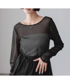 【ローリーズファーム/LOWRYS FARM】のフロッキードットチュールLS 人気、トレンドファッション・服の通販 founy(ファニー) ファッション Fashion レディースファッション Fashion for Women おすすめ Recommended / Our Picks インナー Innerwear チュール Tulip, Tulip Motif ドット Polka Dot, Dot Pattern バルーン Balloon, Balloon Silhouette プリント Print, Printed Pattern ペプラム Peplum, Flared Hem thumbnail ブラック09|ID: prp329100004868397 ipo3291000000036274576