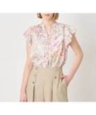 【アナイ/ANAYI】のペイントペイズリープリントフレア ブラウス 人気、トレンドファッション・服の通販 founy(ファニー) ファッション Fashion レディースファッション Fashion for Women トップス・カットソー Cut & Sew Tops シャツ・ブラウス・オフィスカジュアル Elegant Blouses & Button-Ups イエロー Yellow オレンジ Orange スキッパー Skipper, Open Collar スマート Smart, Elegant セットアップ Set-Up, Coordinated Outfit チャーム Charm, Pendant フェミニン Feminine, Girly フォルム Silhouette, Form プリント Print, Printed Pattern ペイズリー Paisley, Ethnic Pattern メタル Metal, Metal Parts リボン Ribbon, Bow リラックス Relax, Relaxed Fit S/S・春夏 SS, Spring/Summer, Warm Season 再入荷 Restock / Back in Stock 夏 Summer thumbnail pink|ID: prp329100004868398 ipo3291000000036274592