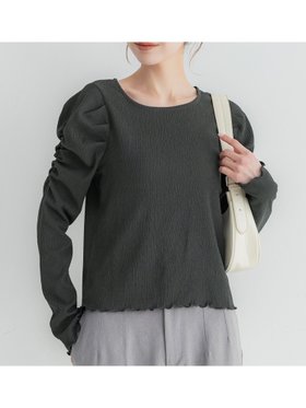 【コカ/COCA】のクレープシャーリングパフスリーブトップス 人気、トレンドファッション・服の通販 founy(ファニー) ファッション Fashion レディースファッション Fashion for Women トップス・カットソー Cut & Sew Tops 春 Spring カットソー Cut and Sewn Top ガーリー Girly, Feminine Style ギャザー Gathered, Ruffled ギンガム Gingham, Gingham Fabric シアー Sheer, See-Through シャーリング Shirring, Ruched シンプル Simple, Minimal ジャケット Jacket, Outerwear ストレッチ Stretch, Stretchy Fabric スリーブ Sleeve, Long Sleeve / Short Sleeve とろみ Fluid, Flowy Fabric チェック Check, Plaid, Tartan デニム Denim, Jeans Material 長袖 Long Sleeve, Full Sleeve フェミニン Feminine, Girly ベスト Vest, Waistcoat ポケット Pocket, Pocket Detail 無地 Plain, Solid Color おすすめ Recommended / Our Picks エレガント 上品 Elegant ビジネス 仕事 通勤 Business / Work / Commuting 2026年 2026 |ID:prp329100004868402