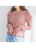 【コカ/COCA】のクレープシャーリングパフスリーブトップス 人気、トレンドファッション・服の通販 founy(ファニー) ファッション Fashion レディースファッション Fashion for Women トップス・カットソー Cut & Sew Tops 春 Spring カットソー Cut and Sewn Top ガーリー Girly, Feminine Style ギャザー Gathered, Ruffled ギンガム Gingham, Gingham Fabric シアー Sheer, See-Through シャーリング Shirring, Ruched シンプル Simple, Minimal ジャケット Jacket, Outerwear ストレッチ Stretch, Stretchy Fabric スリーブ Sleeve, Long Sleeve / Short Sleeve とろみ Fluid, Flowy Fabric チェック Check, Plaid, Tartan デニム Denim, Jeans Material 長袖 Long Sleeve, Full Sleeve フェミニン Feminine, Girly ベスト Vest, Waistcoat ポケット Pocket, Pocket Detail 無地 Plain, Solid Color おすすめ Recommended / Our Picks エレガント 上品 Elegant ビジネス 仕事 通勤 Business / Work / Commuting 2026年 2026 thumbnail A|ID: prp329100004868402 ipo3291000000036274702