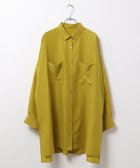 【レプシィム ローリーズファーム/LEPSIM LOWRYS FARM】のサラキレポンチョ長袖シャツチュニック 人気、トレンドファッション・服の通販 founy(ファニー) ファッション Fashion レディースファッション Fashion for Women アウター Coat / Outerwear Collection ポンチョ・ケープコート Ponchos & Capes トップス・カットソー Cut & Sew Tops シャツ・ブラウス・オフィスカジュアル Elegant Blouses & Button-Ups ギャザー Gathered, Ruffled シンプル Simple, Minimal チュニック Tunic, Long Top 定番 Standard, Basic Item 長袖 Long Sleeve, Full Sleeve thumbnail ダークイエロー65|ID: prp329100004868403 ipo3291000000036274743