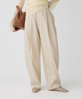 【バビロン/BABYLONE / KIDS】のコットンナイロンタックパンツ 人気、トレンドファッション・服の通販 founy(ファニー) ファッション Fashion キッズファッション Fashion for Kids ボトムス Bottoms コンパクト Compact, Small Size 軽量 Lightweight, Ultra Light 人気 Popular, Best Seller バランス Balance, Style Balance ボトム Bottoms, Lower Wear ワイド Wide, Wide Fit ワッシャー Washer, Crinkled Finish 再入荷 Restock / Back in Stock |ID:prp329100004868414