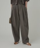 【バビロン/BABYLONE / KIDS】のコットンナイロンタックパンツ 人気、トレンドファッション・服の通販 founy(ファニー) ファッション Fashion キッズファッション Fashion for Kids ボトムス Bottoms コンパクト Compact, Small Size 軽量 Lightweight, Ultra Light 人気 Popular, Best Seller バランス Balance, Style Balance ボトム Bottoms, Lower Wear ワイド Wide, Wide Fit ワッシャー Washer, Crinkled Finish 再入荷 Restock / Back in Stock thumbnail ダークグレー17|ID: prp329100004868414 ipo3291000000036275113