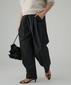 【バビロン/BABYLONE / KIDS】のコットンナイロンタックパンツ 人気、トレンドファッション・服の通販 founy(ファニー) ファッション Fashion キッズファッション Fashion for Kids ボトムス Bottoms コンパクト Compact, Small Size 軽量 Lightweight, Ultra Light 人気 Popular, Best Seller バランス Balance, Style Balance ボトム Bottoms, Lower Wear ワイド Wide, Wide Fit ワッシャー Washer, Crinkled Finish 再入荷 Restock / Back in Stock thumbnail ブラック19|ID: prp329100004868414 ipo3291000000036275114