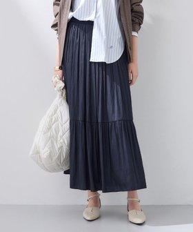 【インディヴィ/INDIVI】の【洗える/丈調整可能】ギャザーフレアスカート 人気、トレンドファッション・服の通販 founy(ファニー) ファッション Fashion レディースファッション Fashion for Women スカート Skirts Aライン・フレアスカート A-Line & Flared Skirts おすすめ Recommended / Our Picks サテン Satin, Glossy Fabric ジャケット Jacket, Outerwear スマート Smart, Elegant ポケット Pocket, Pocket Detail エレガント 上品 Elegant 洗える Machine Washable |ID:prp329100004868420