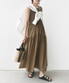 【シップス フォー ウィメン/SHIPS】の手洗い可能 コットン リブ ノースリーブ * 布帛 スカート ワンピース 人気、トレンドファッション・服の通販 founy(ファニー) ファッション Fashion レディースファッション Fashion for Women スカート Skirts サンダル Sandals, Summer Shoes ジャケット Jacket, Outerwear スニーカー Sneakers, Trainers タイプライター Typewriter Fabric, Crisp Cotton ドッキング Docking, Mixed Material ノースリーブ Sleeveless, No-Sleeve ポケット Pocket, Pocket Detail 羽織 Haori, Light Jacket ロング Long, Long-Length おすすめ Recommended / Our Picks 夏 Summer 2025年 2025 2025春夏・S/S Spring/Summer 2025 SS25 thumbnail ブラウン|ID: prp329100004868437 ipo3291000000036275552