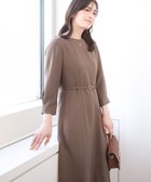 【オフオン/ofuon】のセットアップ対応 ベルト付きタックワンピース/洗える/WEB限定サイズあり 人気、トレンドファッション・服の通販 founy(ファニー) ファッション Fashion レディースファッション Fashion for Women ワンピース Dresses ベルト&ウエストマーク Belts & Waist Accessories ジャケット Jacket, Outerwear スーツ Suit, Formalwear セットアップ Set-Up, Coordinated Outfit エレガント 上品 Elegant 冬 Winter / This Winter 夏 Summer 春 Spring 洗える Machine Washable 秋 Autumn A/W・秋冬 Autumn/Winter thumbnail モカ|ID: prp329100004868438 ipo3291000000036275642