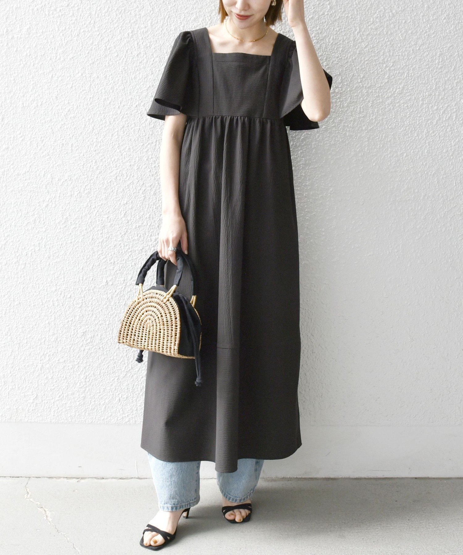 【シップス フォー ウィメン/SHIPS】のSHIPS any 洗濯機可能 ミニサッカー スクエアネック フレア ワンピース 人気、トレンドファッション・服の通販 founy(ファニー) 　ファッション　Fashion　レディースファッション　Fashion for Women　ワンピース　Dresses　イエロー　Yellow　春　Spring　洗える　Machine Washable　ギャザー　Gathered, Ruffled　サッカー　Seersucker, Summer Fabric　サンダル　Sandals, Summer Shoes　スクエア　Square, Square Shape　スニーカー　Sneakers, Trainers　スリーブ　Sleeve, Long Sleeve / Short Sleeve　ダウン　Down, Puffer　デニム　Denim, Jeans Material　定番　Standard, Basic Item　人気　Popular, Best Seller　フレア　Flare, Flared　S/S・春夏　SS, Spring/Summer, Warm Season　おすすめ　Recommended / Our Picks　夏　Summer　旅行　Travel　2025年　2025　2025春夏・S/S　Spring/Summer 2025 SS25　 other-1|ID: prp329100004868439 ipo3291000000036275656