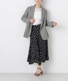 【ナノ ユニバース/nano universe】のフラワープリントイレヘムタックフレアスカート(セットアップ可) 人気、トレンドファッション・服の通販 founy(ファニー) ファッション Fashion レディースファッション Fashion for Women セットアップ Matching Sets スカート・ミニ/ミディ/マキシ Skirts / Mini, Midi & Maxi Skirts スカート Skirts Aライン・フレアスカート A-Line & Flared Skirts ウォッシャブル Machine Washable 今季 This Season, Current Season シアー Sheer, See-Through ジャケット Jacket, Outerwear ジョーゼット Georgette, Semi-Sheer Fabric セットアップ Set-Up, Coordinated Outfit ドレープ Drape, Draping Fabric フラワー Flower, Floral フレア Flare, Flared プリント Print, Printed Pattern マニッシュ Mannish, Boyish モノトーン Monotone, Black and White ロマンティック Romantic, Feminine Style おすすめ Recommended / Our Picks 2026年 2026 thumbnail ブラック|ID: prp329100004868441 ipo3291000000036275684