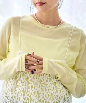 【コーエン/COEN】の【再入荷・新色登場】コットンナイロンシアークルーロンT(インフルエンサー紹介アイテム) 人気、トレンドファッション・服の通販 founy(ファニー) ファッション Fashion レディースファッション Fashion for Women トップス・カットソー Cut & Sew Tops ロングTシャツ・Tシャツ Longline T-Shirts & Tees 今季 This Season, Current Season シアー Sheer, See-Through シンプル Simple, Minimal バランス Balance, Style Balance 再入荷 Restock / Back in Stock おすすめ Recommended / Our Picks 2026年 2026 |ID:prp329100004868978