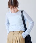 【コーエン/COEN】の【再入荷・新色登場】コットンナイロンシアークルーロンT(インフルエンサー紹介アイテム) 人気、トレンドファッション・服の通販 founy(ファニー) ファッション Fashion レディースファッション Fashion for Women トップス・カットソー Cut & Sew Tops ロングTシャツ・Tシャツ Longline T-Shirts & Tees 今季 This Season, Current Season シアー Sheer, See-Through シンプル Simple, Minimal バランス Balance, Style Balance 再入荷 Restock / Back in Stock おすすめ Recommended / Our Picks 2026年 2026 thumbnail LT.BLUE|ID: prp329100004868978 ipo3291000000036282626