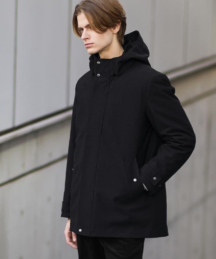 【タケオキクチ/TAKEO KIKUCHI / MEN】の【3WAY】ドビー ダウンライナー付ブルゾン インテリア・キッズ・メンズ・レディースファッション・服の通販 founy(ファニー) 　ファッション　Fashion　メンズファッション　Fashion for Men　ダウン　Down, Puffer　ブルゾン　Blouson, Bomber Jacket　ライナー　Liner, Inner Layer　ブラック|ID: prp329100004869044 ipo3291000000036283356