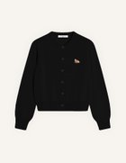【メゾン キツネ/MAISON KITSUNE】のMaison Kitsune/BABY FOX MERINO REGULAR CARDIGAN 人気、トレンドファッション・服の通販 founy(ファニー) ファッション Fashion レディースファッション Fashion for Women トップス・カットソー Cut & Sew Tops カーディガン・羽織り Layered Style Cardigans 冬 Winter / This Winter カーディガン Cardigan, Knitwear パッチ Patch, Appliqué フィット Fit, Slim Fit フレンチ French, French Style レギュラー Regular, Standard Fit エレガント 上品 Elegant A/W・秋冬 Autumn/Winter 長袖 Long Sleeve, Full Sleeve thumbnail BLACK|ID: prp329100004869053 ipo3291000000036283436