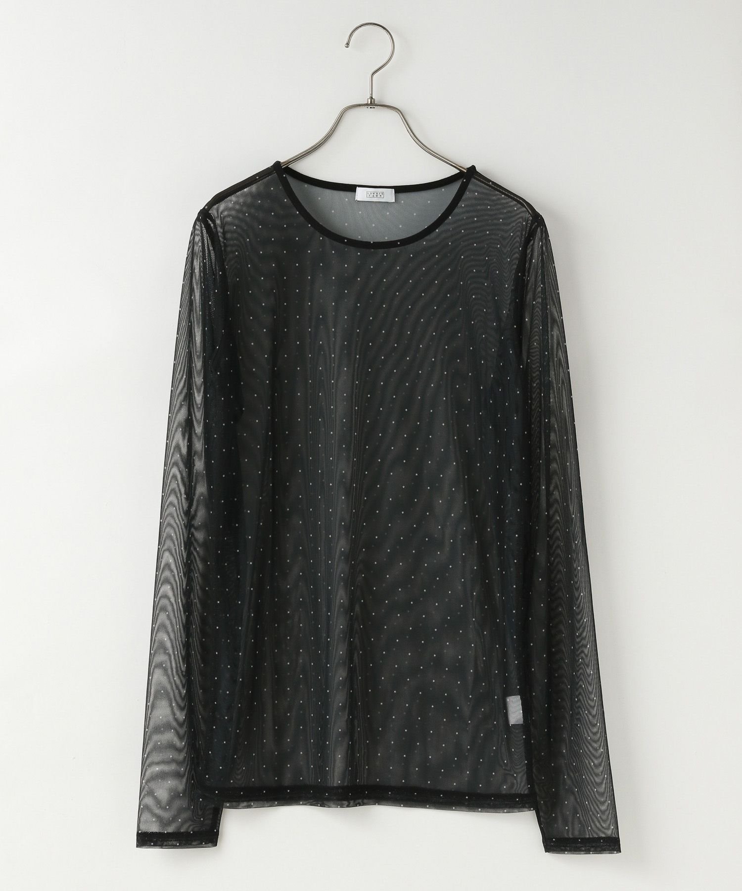 【ローリーズファーム/LOWRYS FARM】のアソートシアープルオーバーLS インテリア・キッズ・メンズ・レディースファッション・服の通販 founy(ファニー) 　ファッション　Fashion　レディースファッション　Fashion for Women　トップス・カットソー　Cut & Sew Tops　カジュアルプルオーバー・ニットトップス　Pullovers & Knit Tops / Casual Pullovers　チェック　Check, Plaid, Tartan　チュール　Tulip, Tulip Motif　トレンド　Trend, Trending Now　ドット　Polka Dot, Dot Pattern　ベスト　Vest, Waistcoat　今季　This Season, Current Season　ブラックドット|ID: prp329100004869057 ipo3291000000036283477