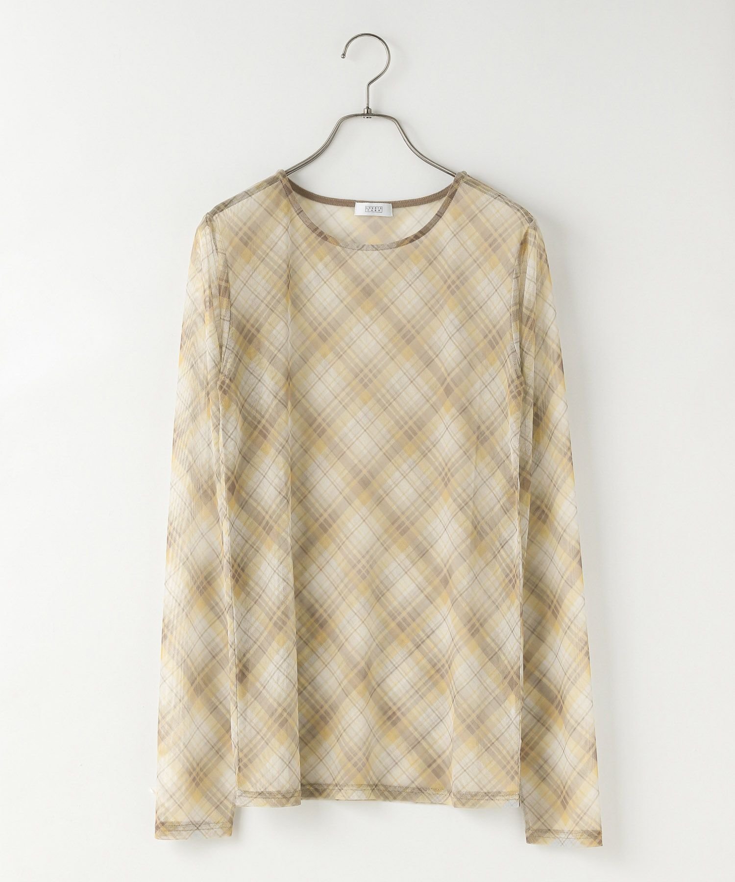 【ローリーズファーム/LOWRYS FARM】のアソートシアープルオーバーLS インテリア・キッズ・メンズ・レディースファッション・服の通販 founy(ファニー) 　ファッション　Fashion　レディースファッション　Fashion for Women　トップス・カットソー　Cut & Sew Tops　カジュアルプルオーバー・ニットトップス　Pullovers & Knit Tops / Casual Pullovers　チェック　Check, Plaid, Tartan　チュール　Tulip, Tulip Motif　トレンド　Trend, Trending Now　ドット　Polka Dot, Dot Pattern　ベスト　Vest, Waistcoat　今季　This Season, Current Season　イエローチェック|ID: prp329100004869057 ipo3291000000036283480