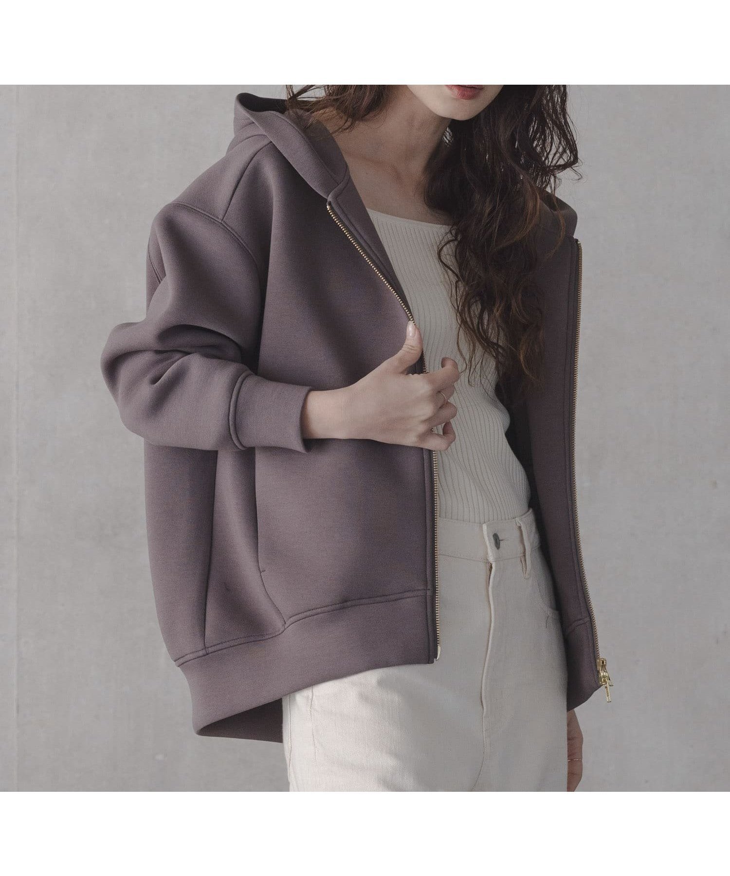 【サニーレーベル/Sonny Label / URBAN RESEARCH】のダンボールZIPコクーンフーディー インテリア・キッズ・メンズ・レディースファッション・服の通販 founy(ファニー) 　ファッション　Fashion　レディースファッション　Fashion for Women　2026年　2026　おすすめ　Recommended / Our Picks　なめらか　Smooth, Silky Texture　インナー　Innerwear　シンプル　Simple, Minimal　ジャケット　Jacket, Outerwear　ベーシック　Basic, Essential　エレガント 上品　Elegant　夏　Summer　S/S・春夏　SS, Spring/Summer, Warm Season　チャコールグレー|ID: prp329100004869058 ipo3291000000036283501