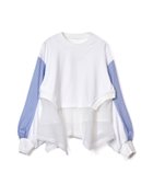 【アウラアイラ/AULA AILA】のSTRIPE SLEEVE PULLOVER 人気、トレンドファッション・服の通販 founy(ファニー) ファッション Fashion レディースファッション Fashion for Women トップス・カットソー Cut & Sew Tops カジュアルプルオーバー・ニットトップス Pullovers & Knit Tops / Casual Pullovers 2026年 2026 シアー Sheer, See-Through ストライプ Stripe, Striped Pattern ペプラム Peplum, Flared Hem ロング Long, Long-Length 夏 Summer S/S・春夏 SS, Spring/Summer, Warm Season thumbnail OFF WHITE|ID: prp329100004869064 ipo3291000000036283704